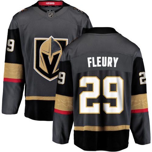 Herren Vegas Golden Knights Eishockey Trikot Marc-Andre Fleury #29 Breakaway Schwarz Fanatics Branded Heim